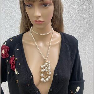 FAUX PEARL NECKLACE 19 Inches